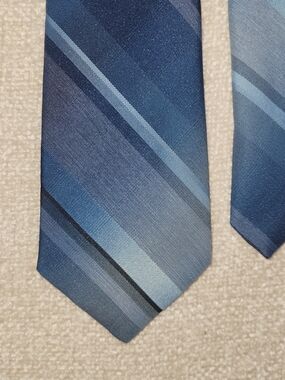 Winfield Blue Striped Men's Tie - Classic Work & Formal Style